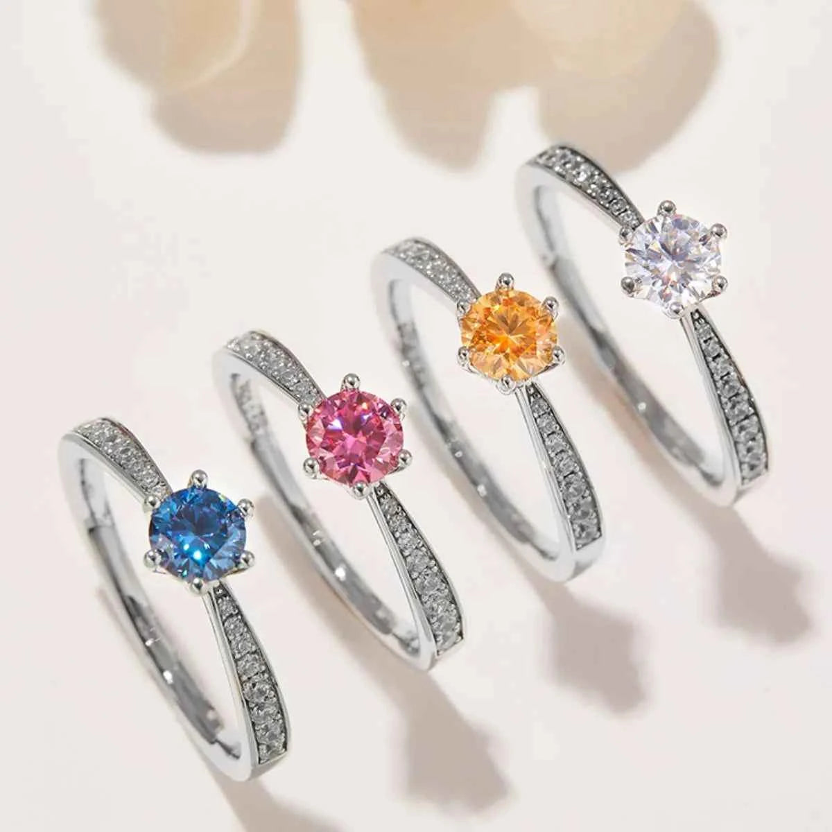 Moissanite 925 Sterling Silver Ring