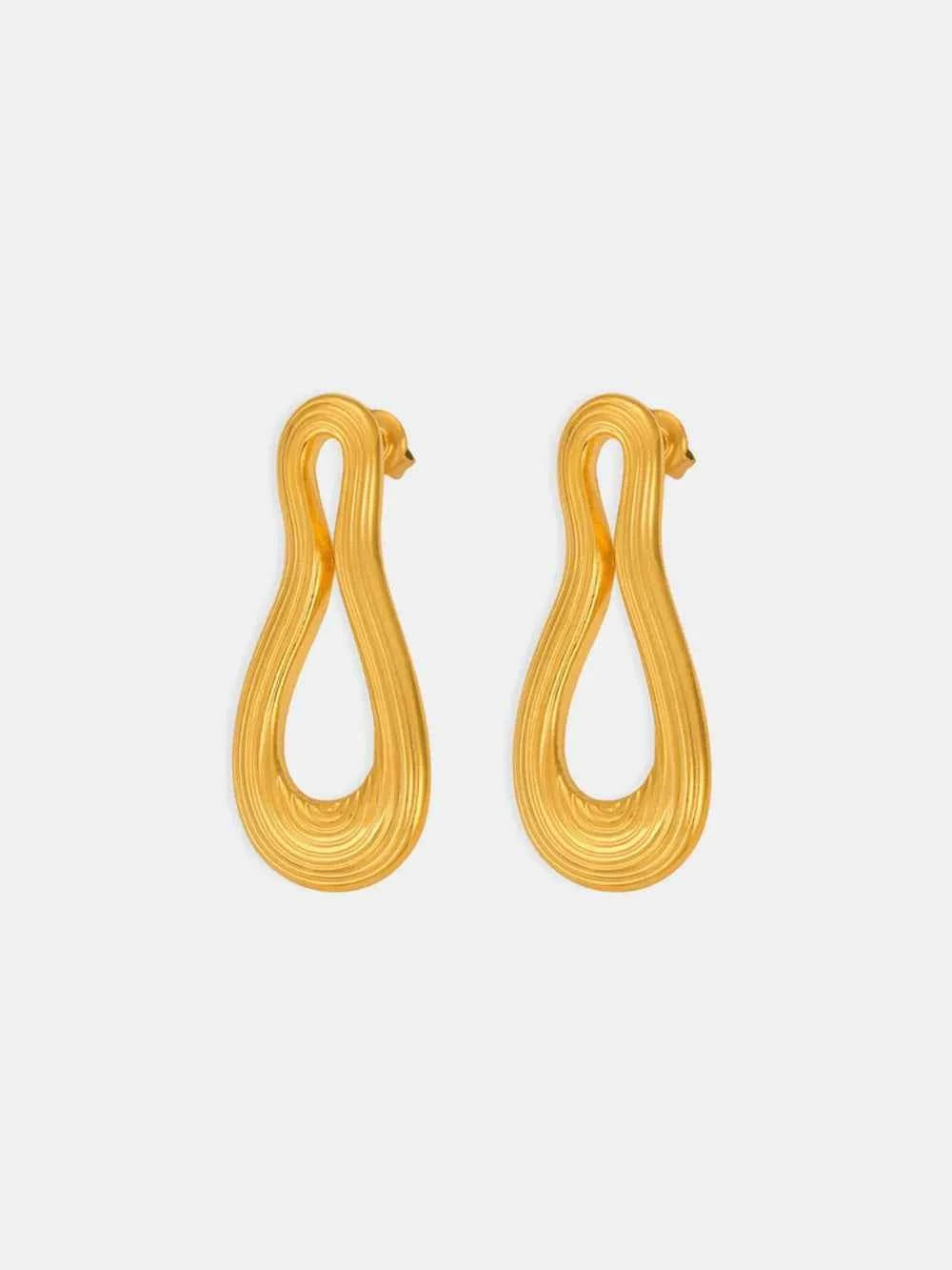 Titanium Steel Geometric Shape Earrings