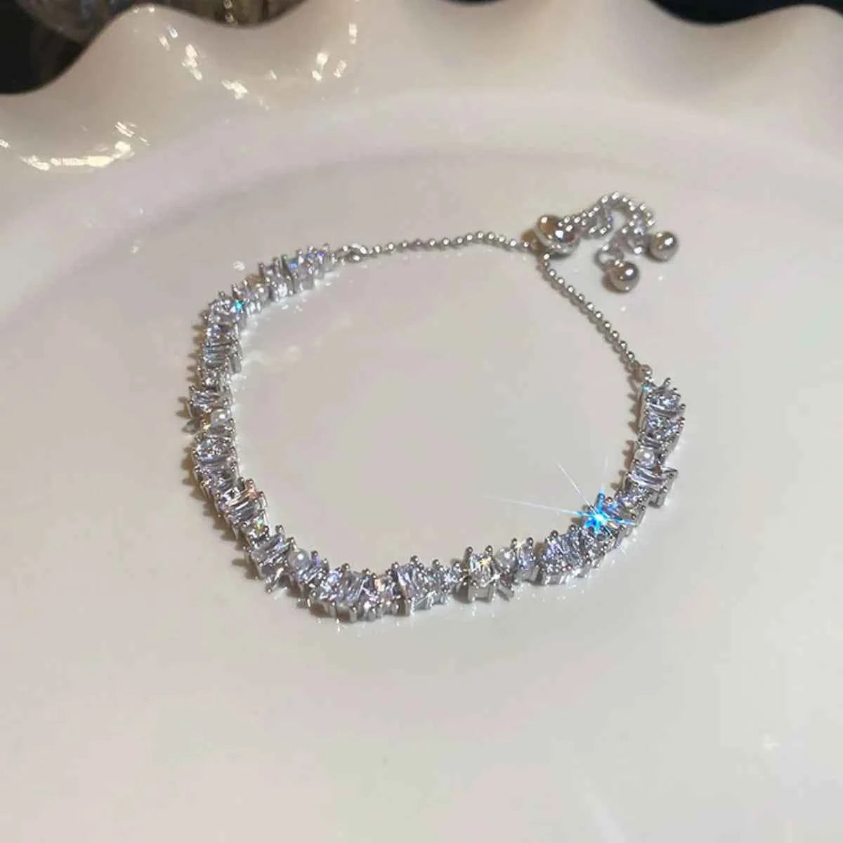 Copper Zircon Bracelet