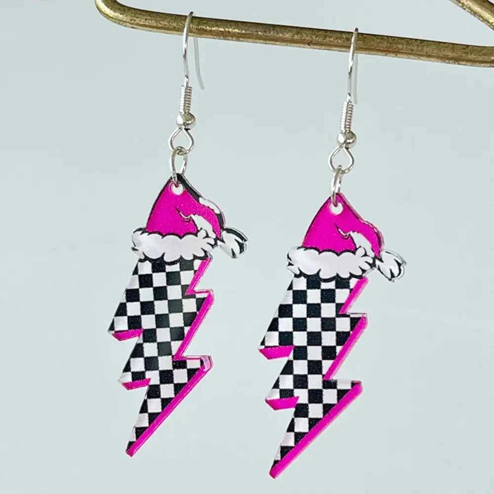 Geometric Shape Acrylic Dangle Earrings