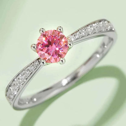 Moissanite 925 Sterling Silver Ring