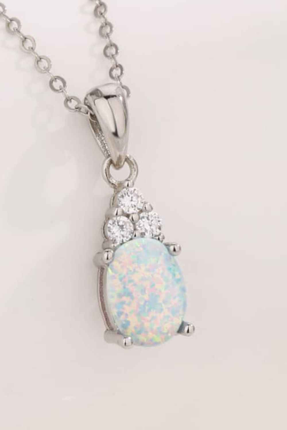 Find Your Center Opal Pendant Necklace
