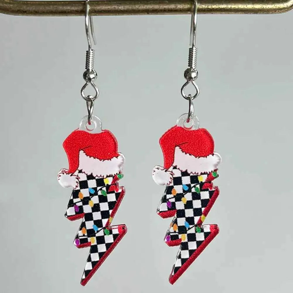 Geometric Shape Acrylic Dangle Earrings